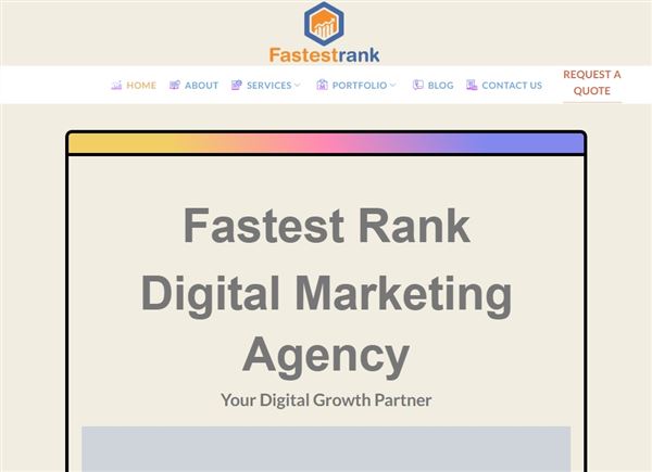 Fastest Rank Digital Marketing, SEO, Website Design Company